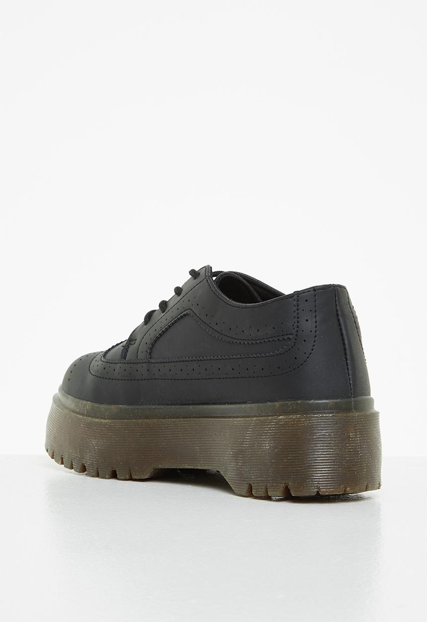 Jada - Chunky flatform derby - black