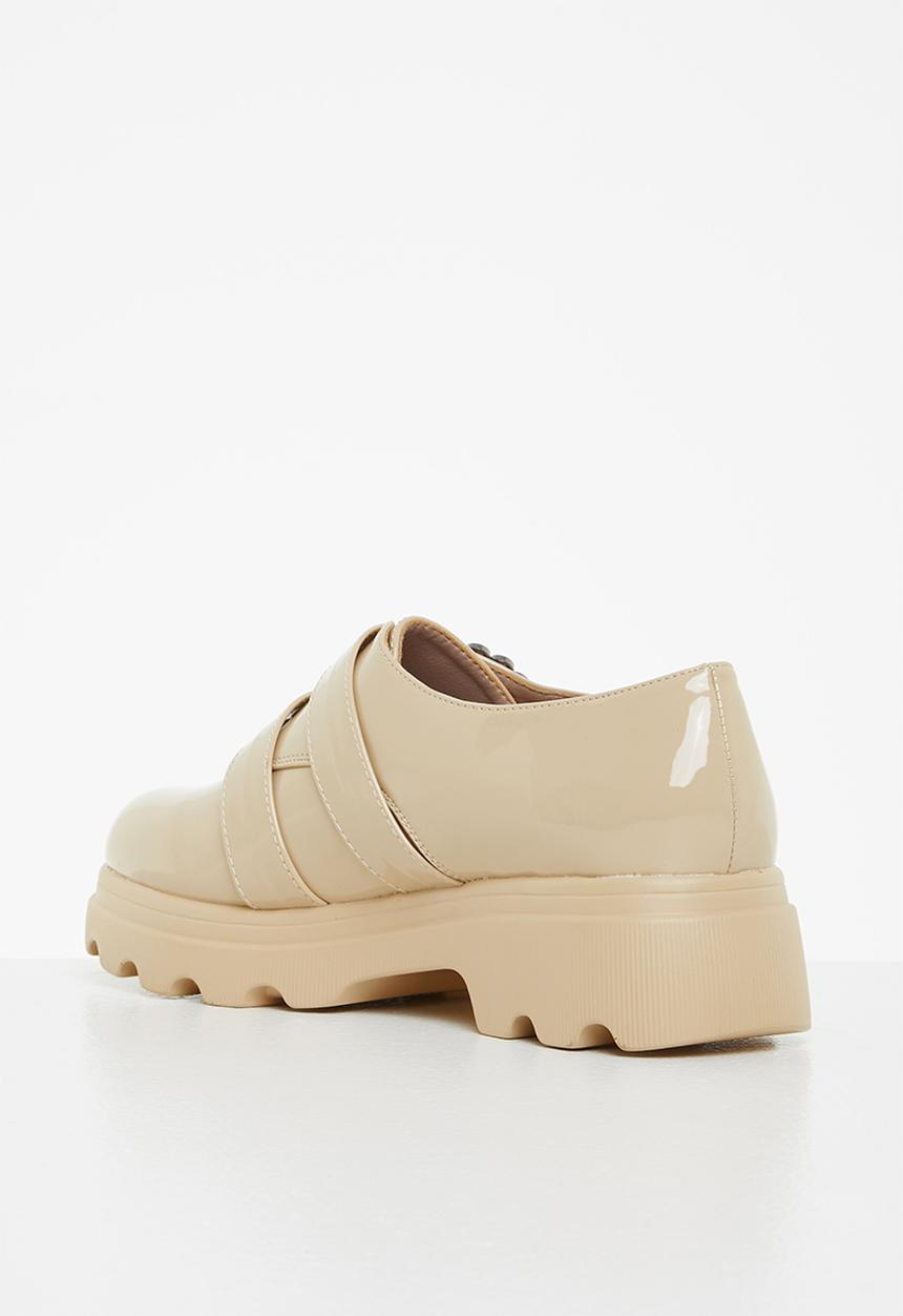Footwork - Amore chunky monk shoe - stone