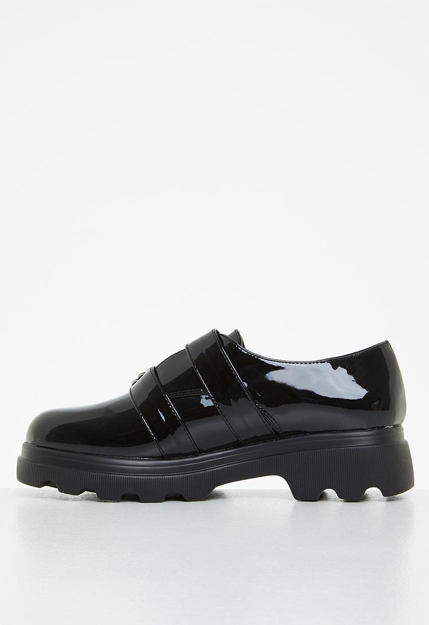 Footwork - Amore chunky monk shoe - black
