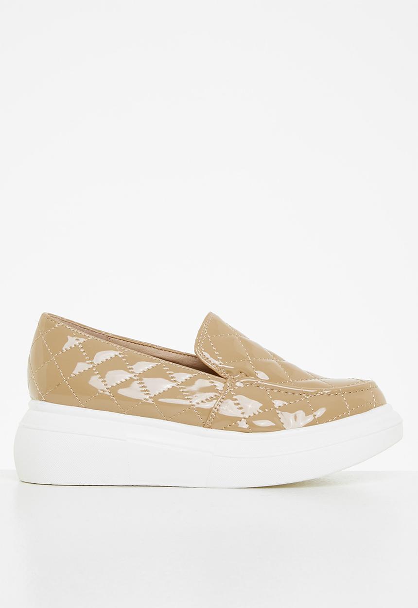 Footwork - Lexy quilted chunky loafer - tan