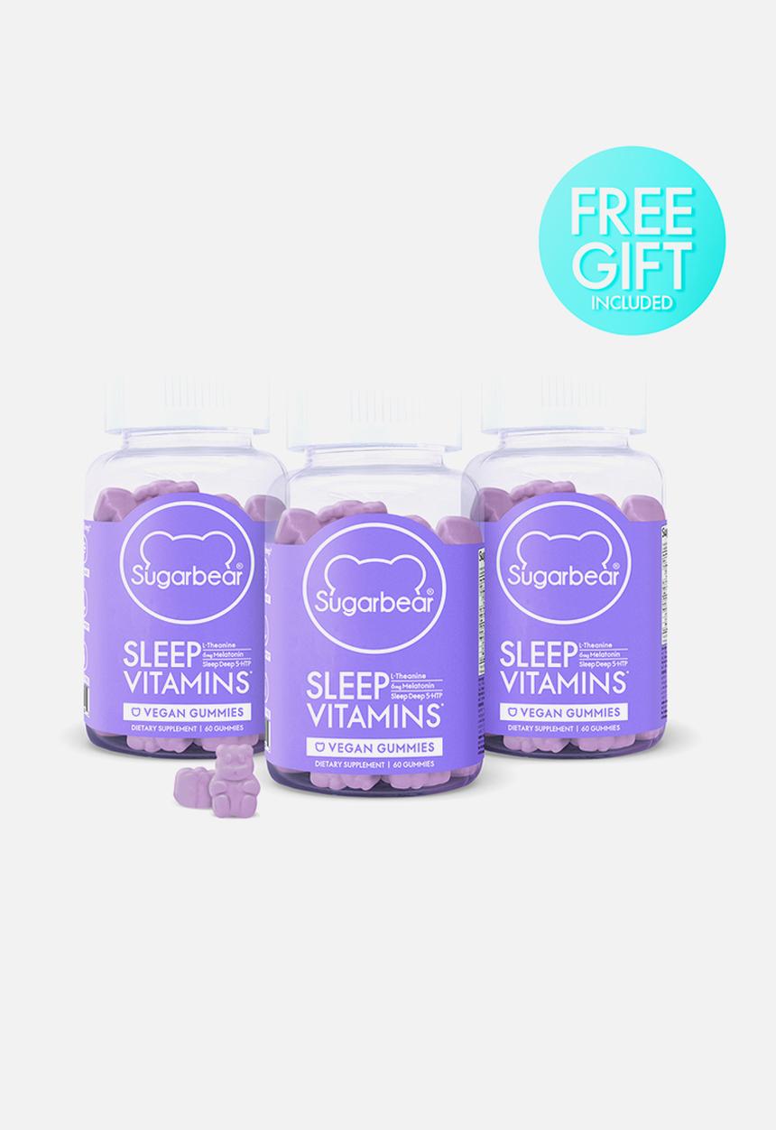 Sugarbear® - SLEEP DEEP 5‑HTP Vitamins - 3 Month Gift Pack + Free Gift