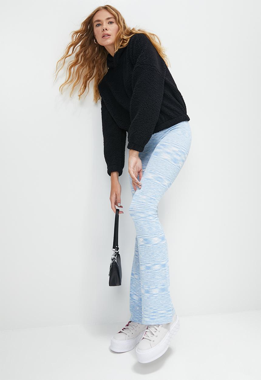 Blake - Textured hoodie - black