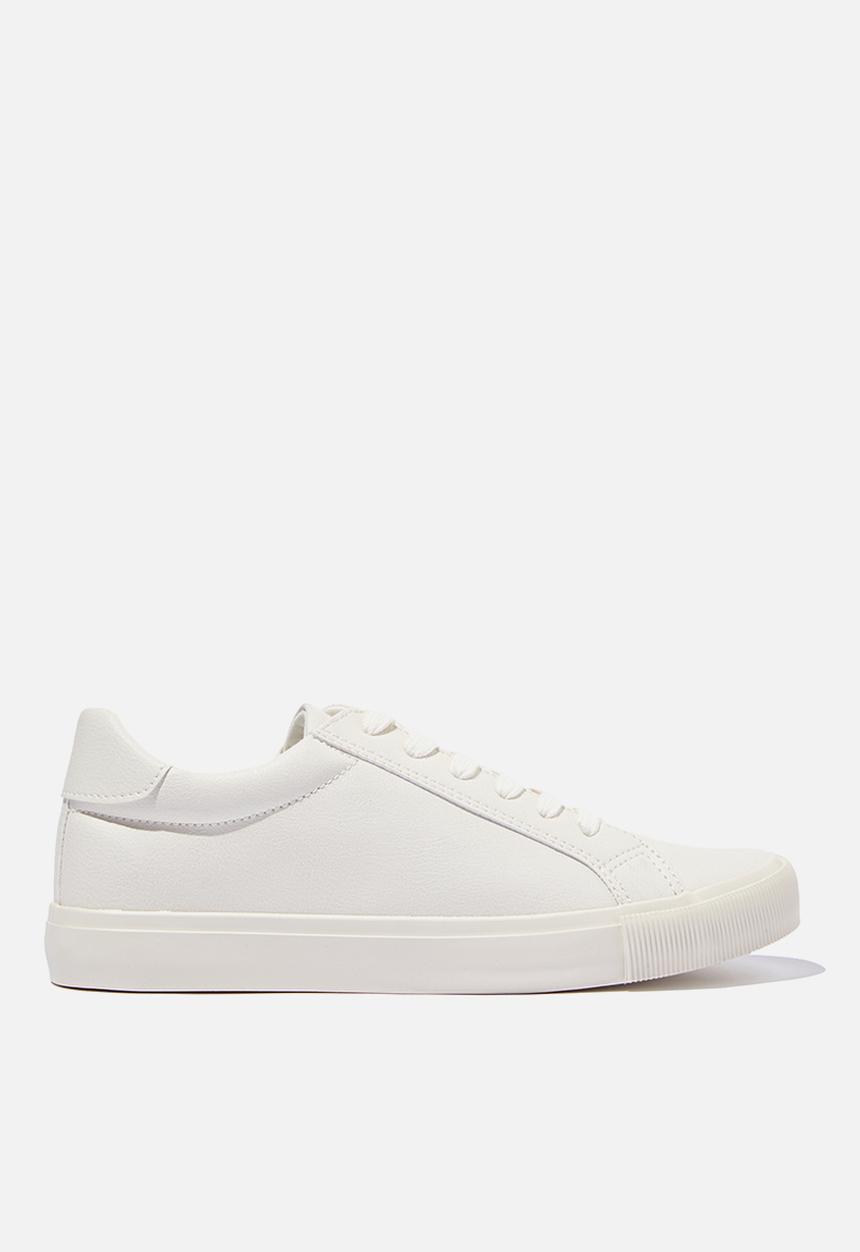 Cotton On - Emily sleek low rise sneaker - ecru sherpa