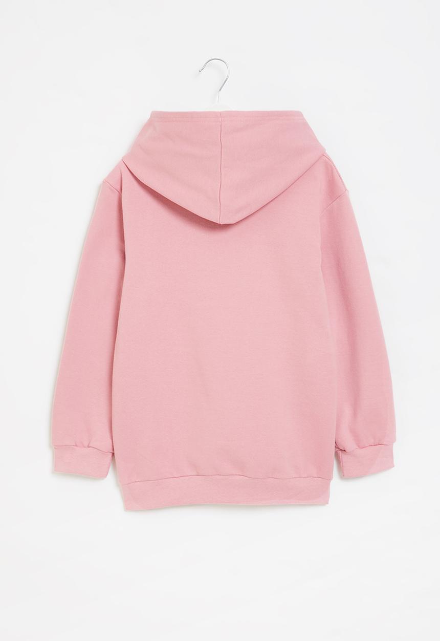 Rebel Republic - Boys graphic hooded sweatshirt - dusty pink