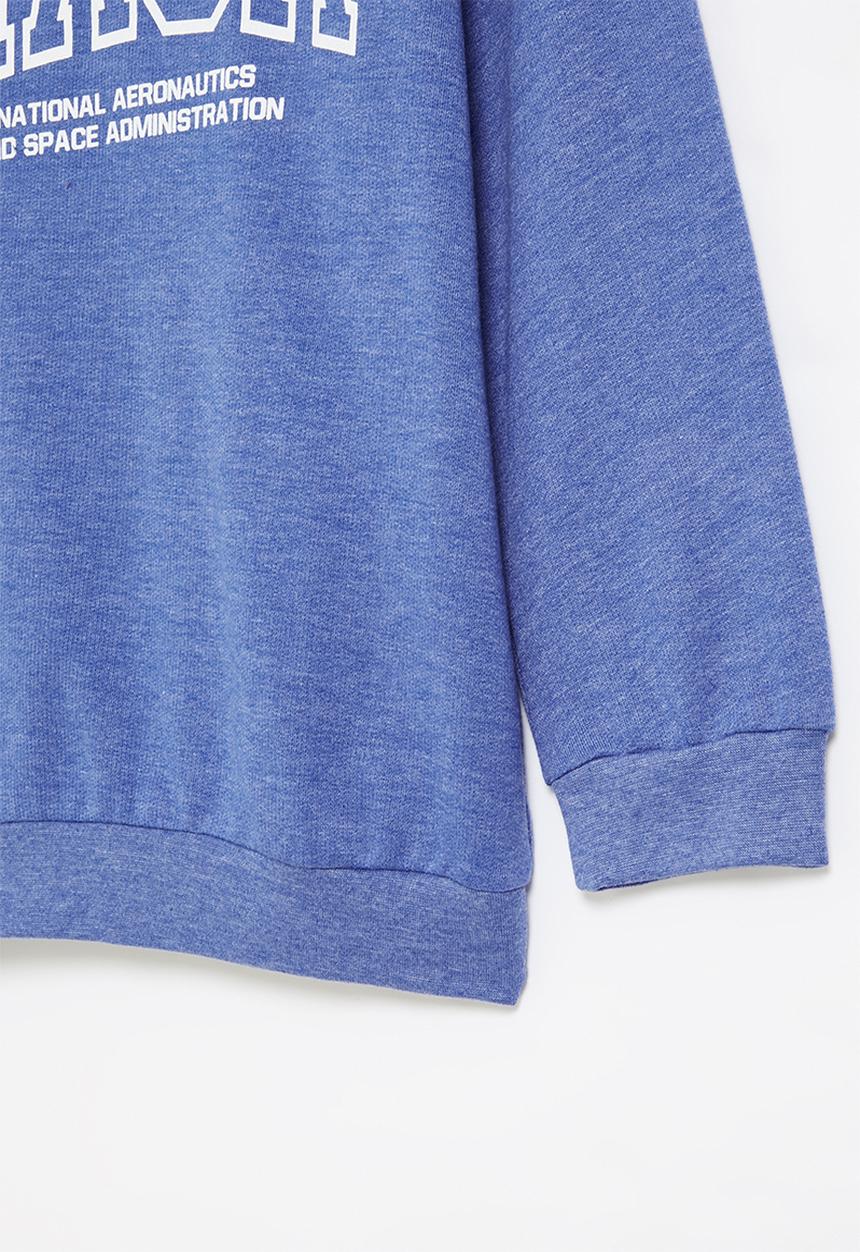 Superbalist - NASA crew graphic sweatshirt - royal melange