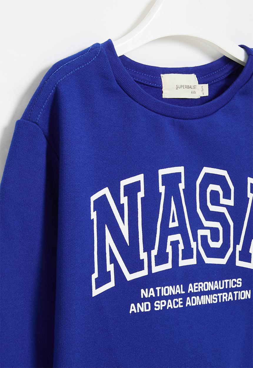 Superbalist Kids - NASA crew sheatshirt - royal blue