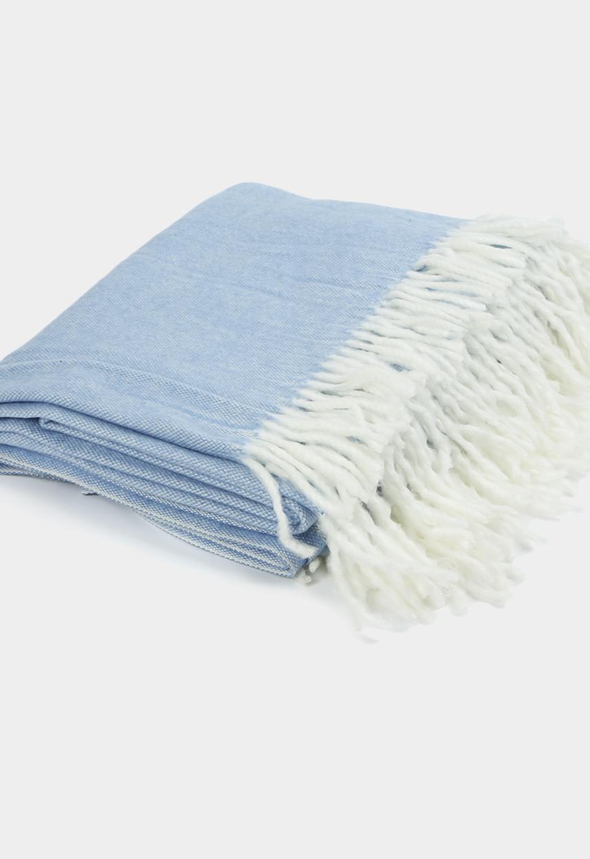 8th Avenue - Diana Dust Blue Throw