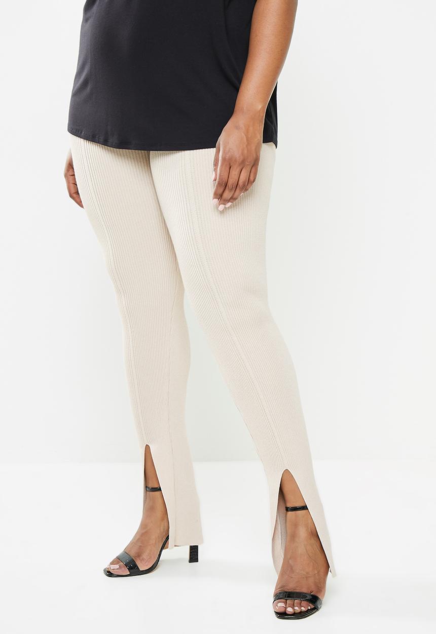 MANGO - Plus trousers orhun - light pastel grey