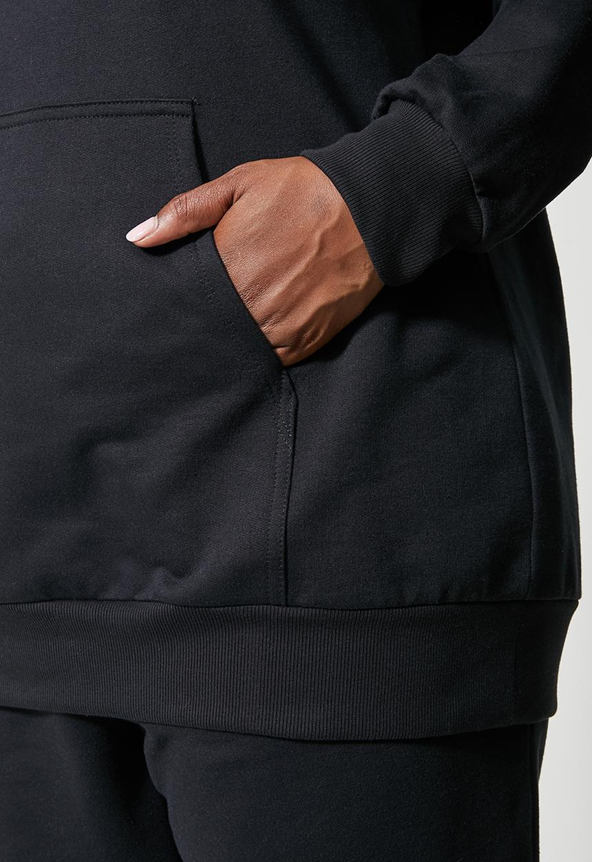 Superbalist - Longline hoodie - black