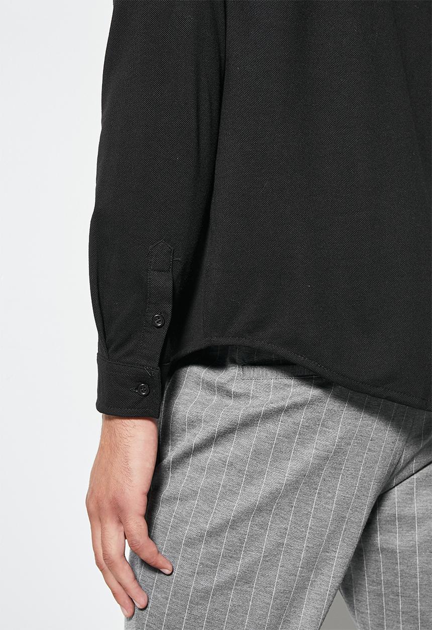 Superbalist - Barber regular fit knit shirt -  black