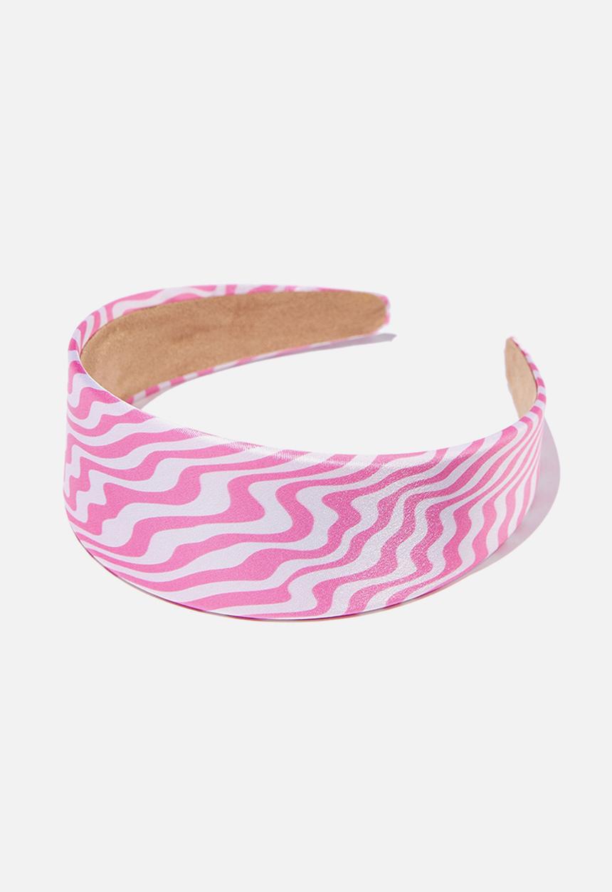 Rubi - Addison headband - pink & white illusion