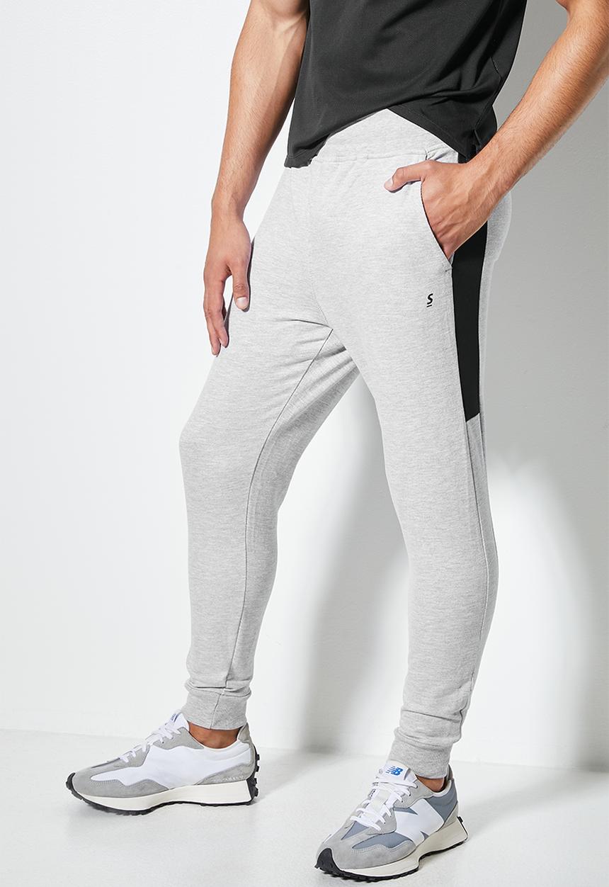 Superbalist - Slim fit cuffed sports sweatpant - light grey