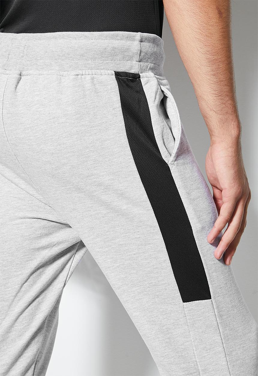 Superbalist - Slim fit cuffed sports sweatpant - light grey