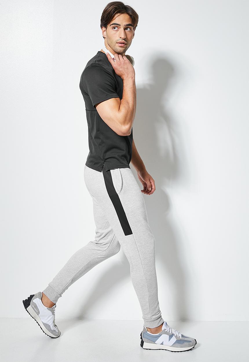 Superbalist - Slim fit cuffed sports sweatpant - light grey