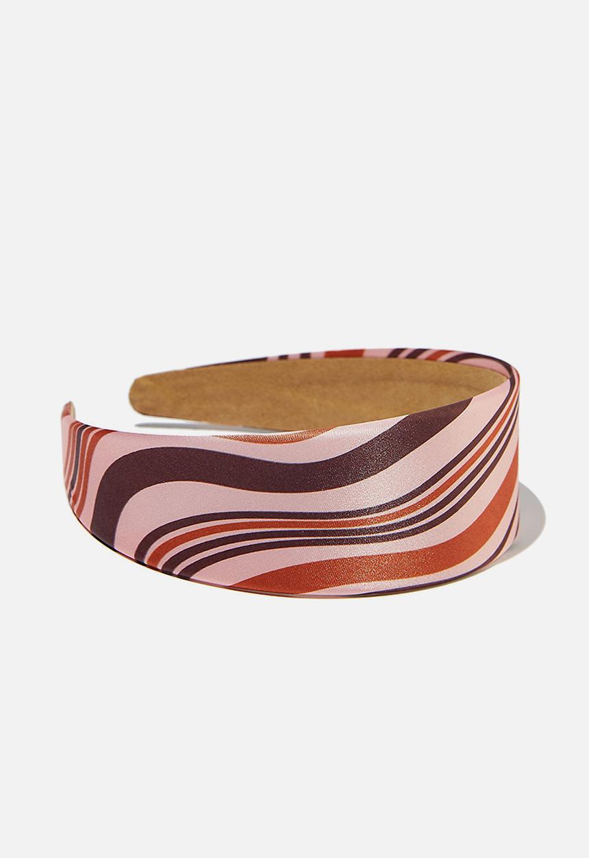 Rubi - Addison headband - brown dana warped