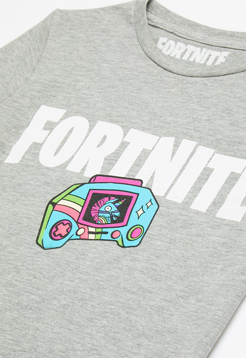 Rebel Republic - Fortnite arcade T-shirt - grey melange