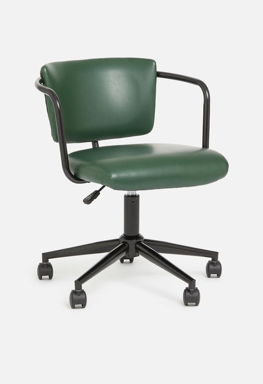 Sixth Floor - Seattle office chair PU - bottle green