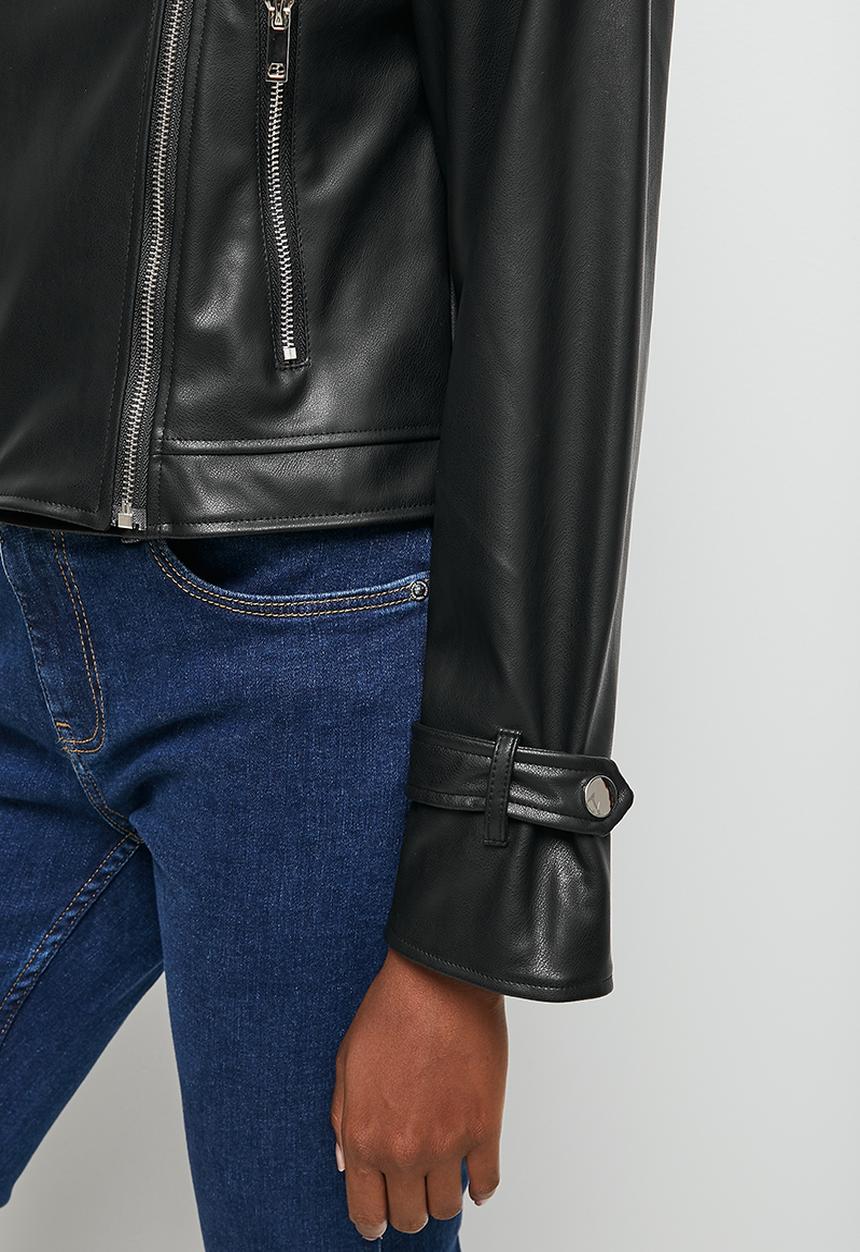 edit - Pu biker - black