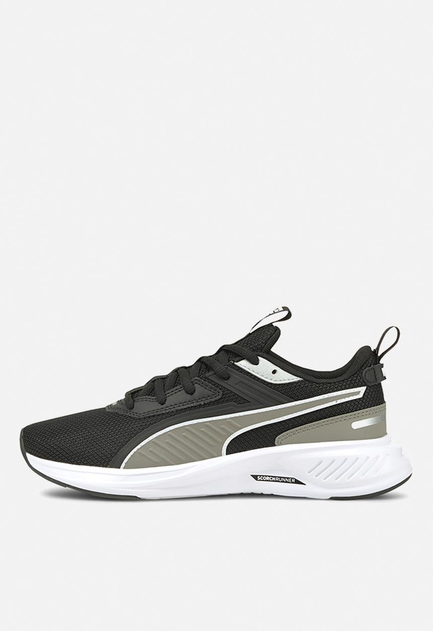 PUMA - Scorch runner mesh jr - puma white-steeple gray-puma black