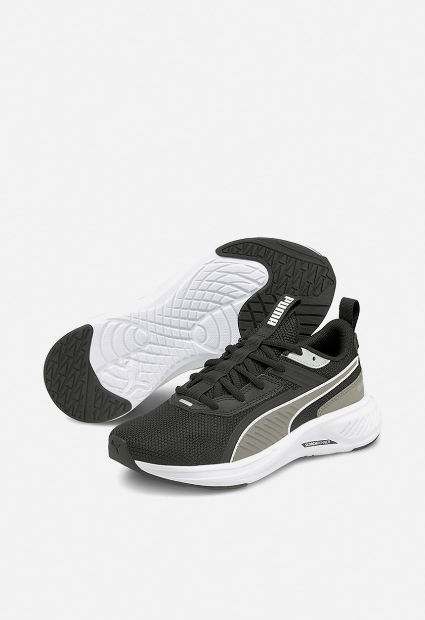PUMA - Scorch runner mesh jr - puma white-steeple gray-puma black