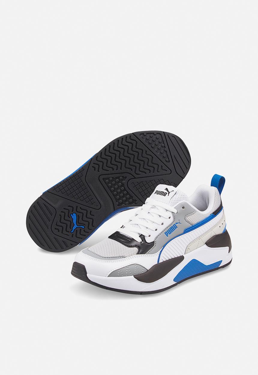 PUMA - X-ray 2 square jr - quarry-puma white-glacier gray-gray violet-puma black