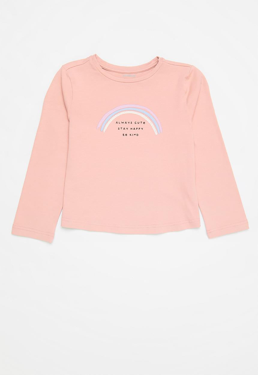 Superbalist Kids - Girls printed tee - pink 