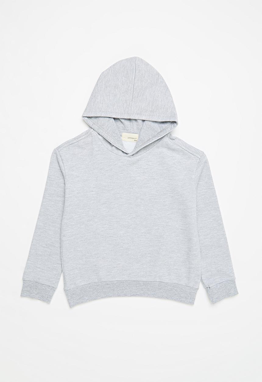 Superbalist Kids - 2 Pack graphic hooded sweatshirt - grey & light blue