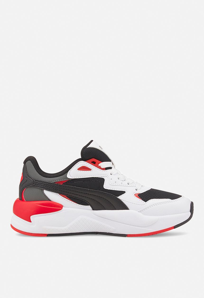 PUMA - X-ray speed jr - puma white-puma black-high risk red-dark shadow