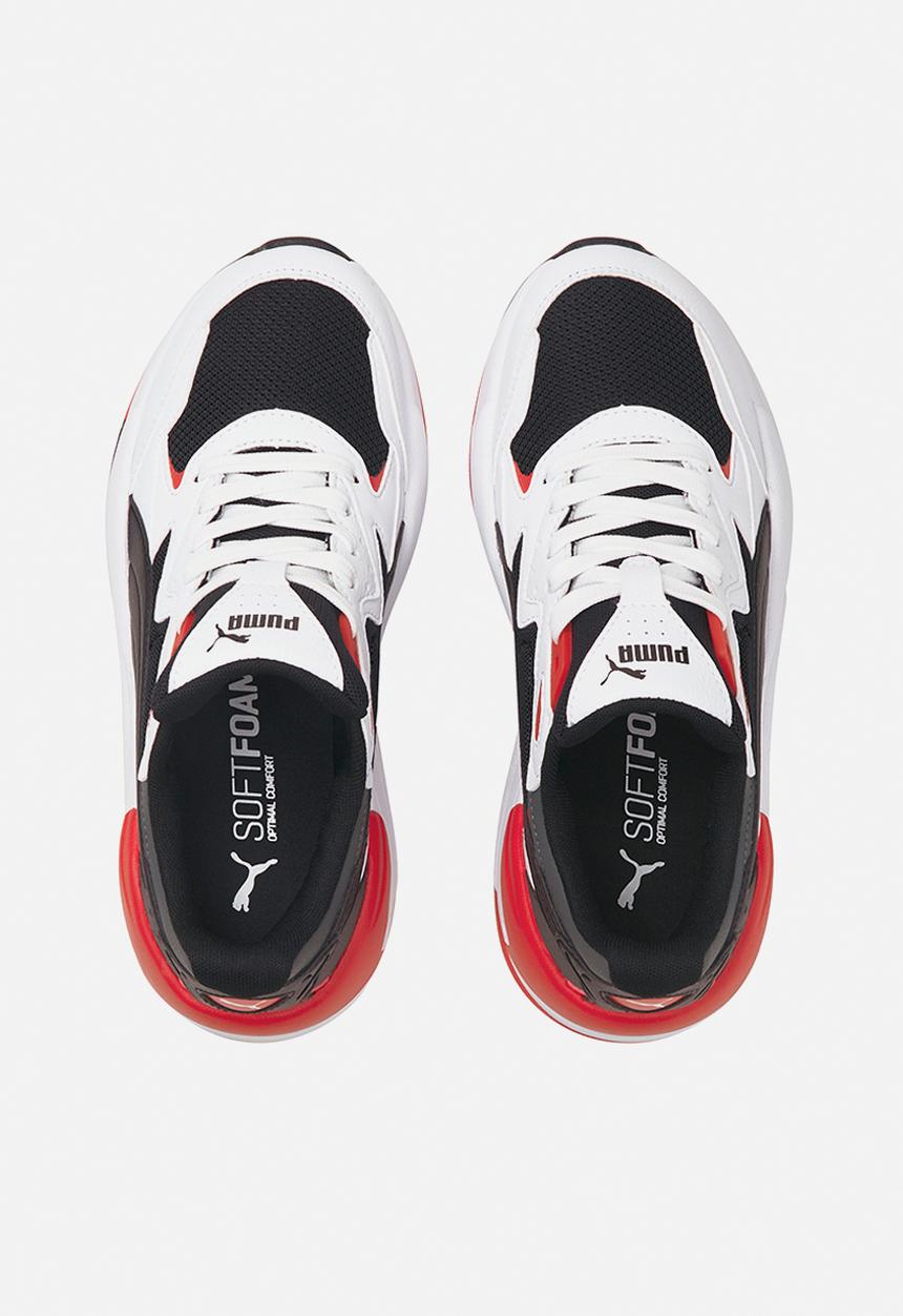PUMA - X-ray speed jr - puma white-puma black-high risk red-dark shadow