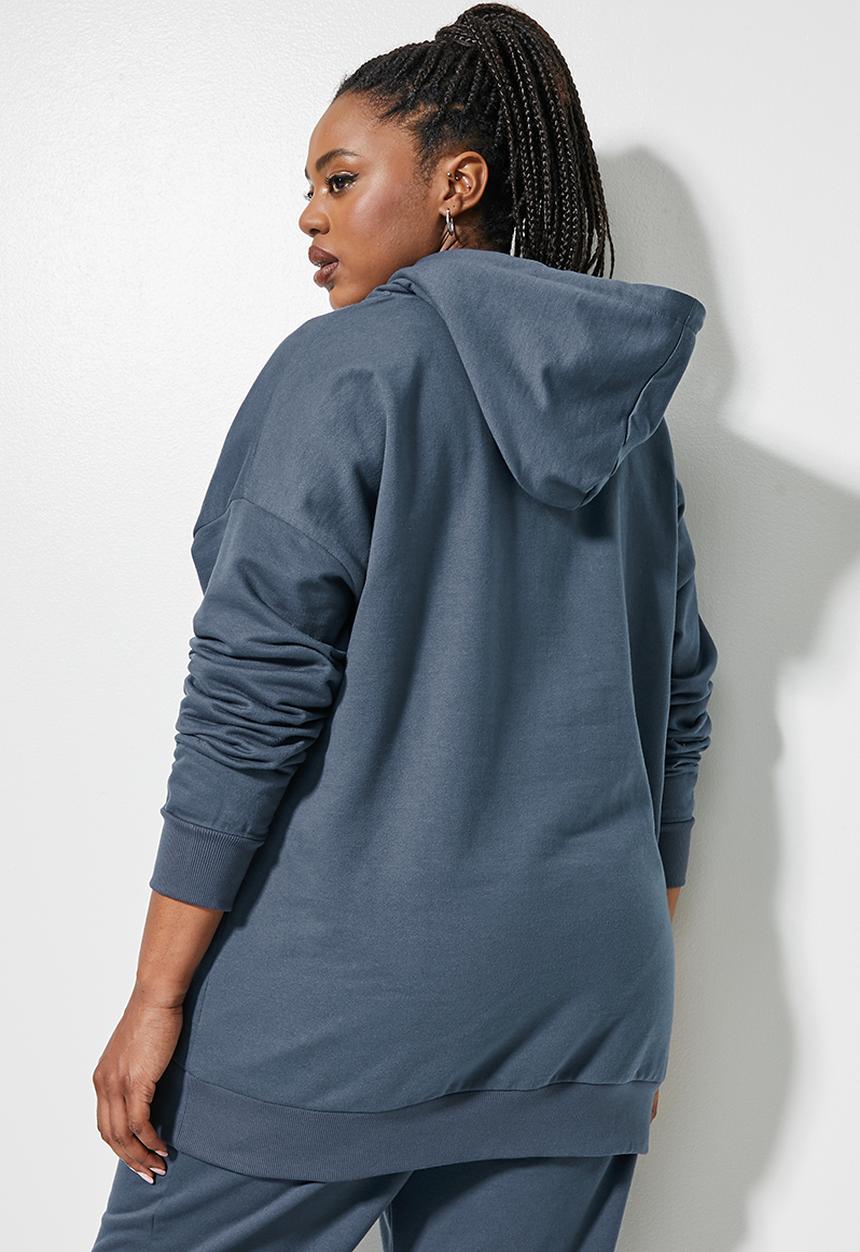 Superbalist - Longline hoodie - navy