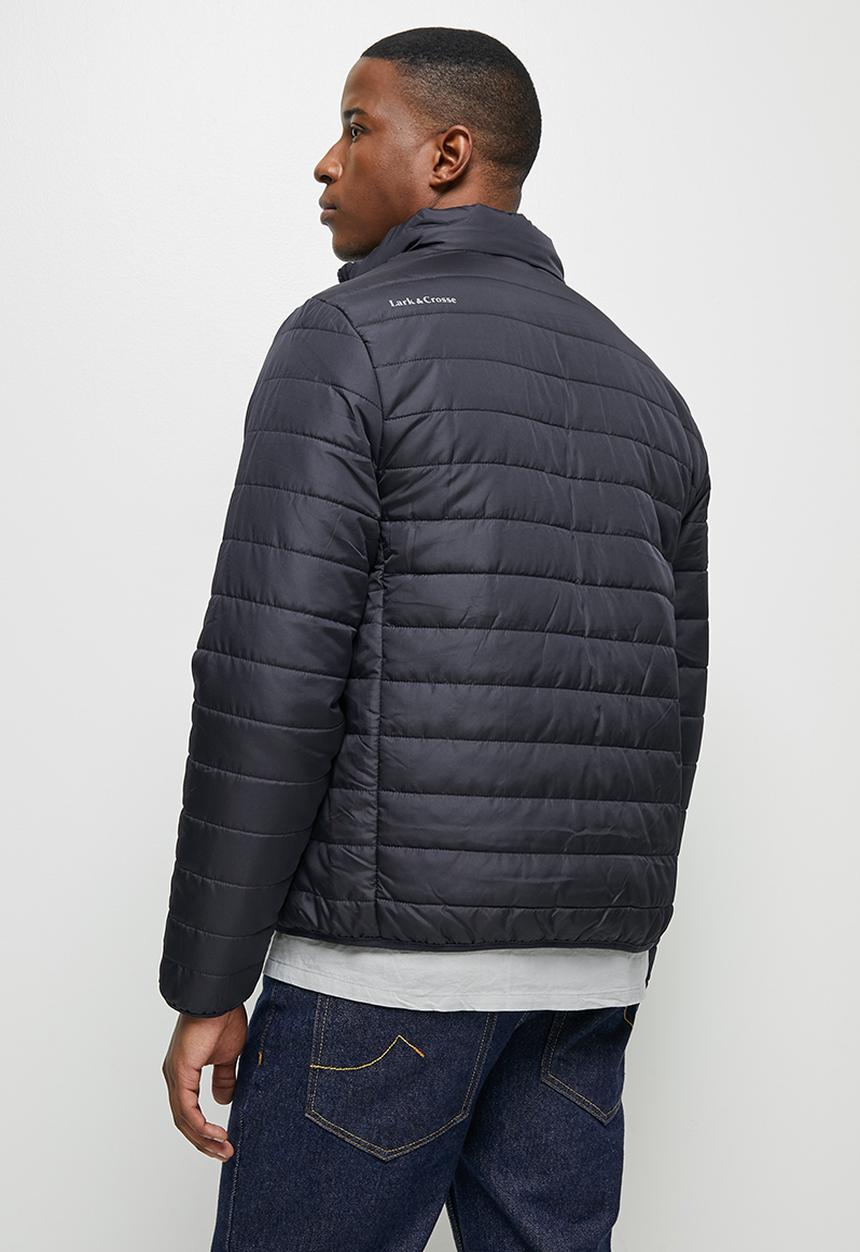Lark & Crosse - Ascend funnel neck puffer jacket - navy