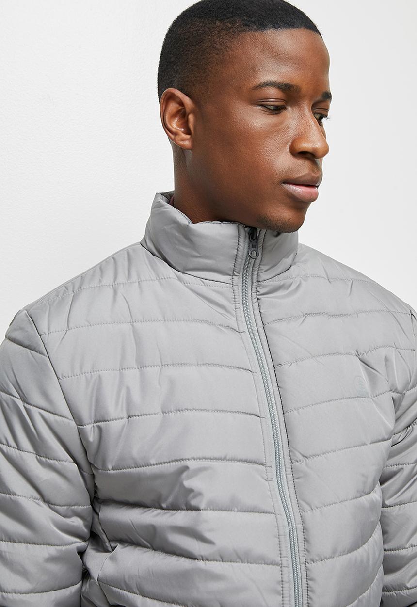 Lark & Crosse - Ascend funnel neck puffer jacket - grey