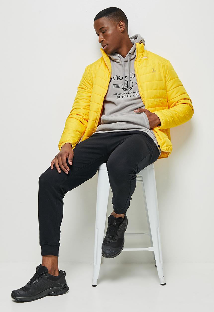 Lark & Crosse - Alv pullover polar fleece hoodie - grey