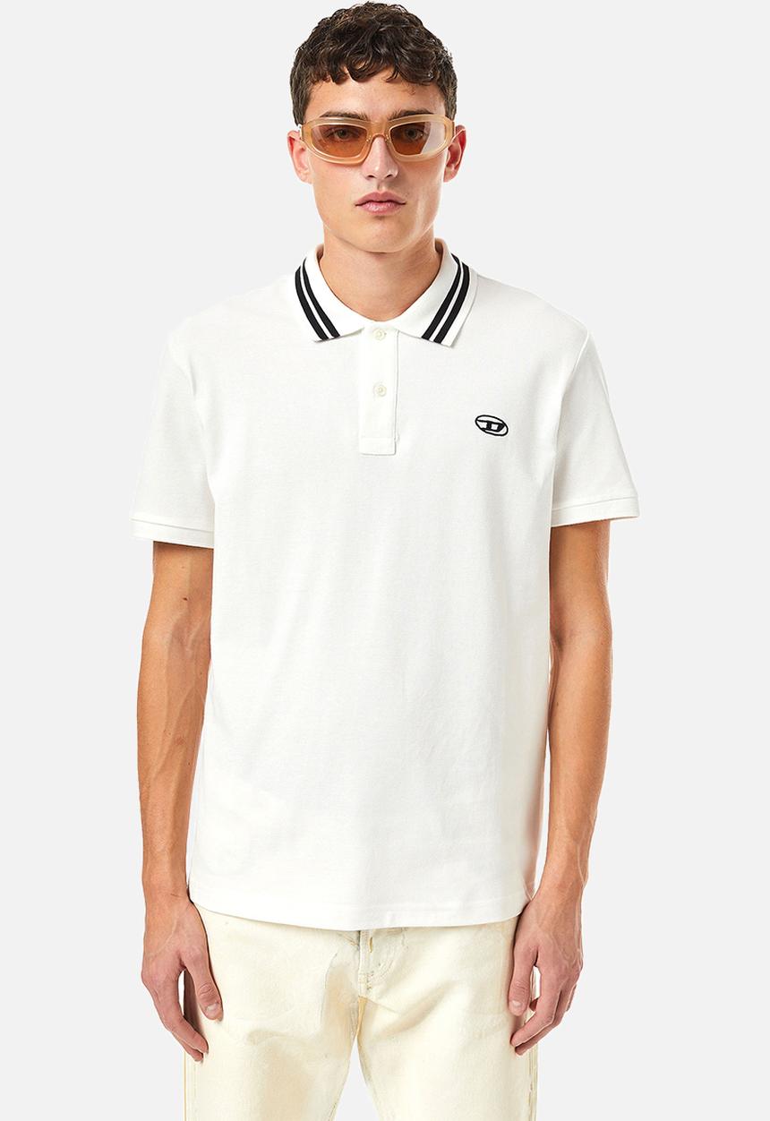 Diesel  - T-vaida short sleeve golfer - white