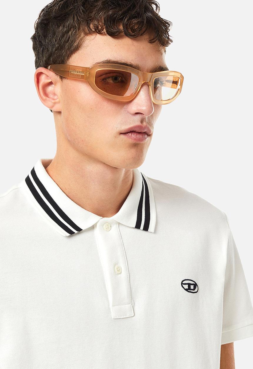 Diesel  - T-vaida short sleeve golfer - white