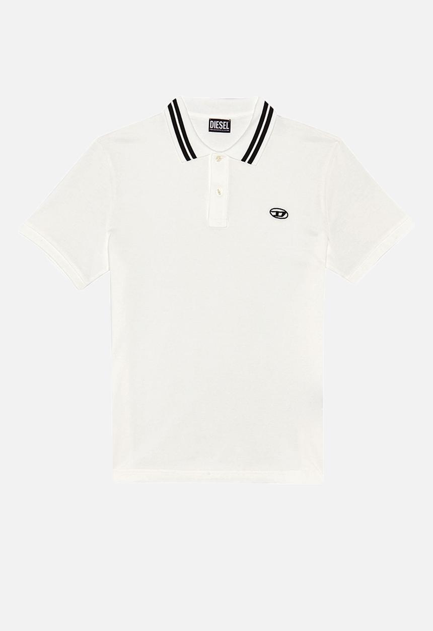 Diesel  - T-vaida short sleeve golfer - white