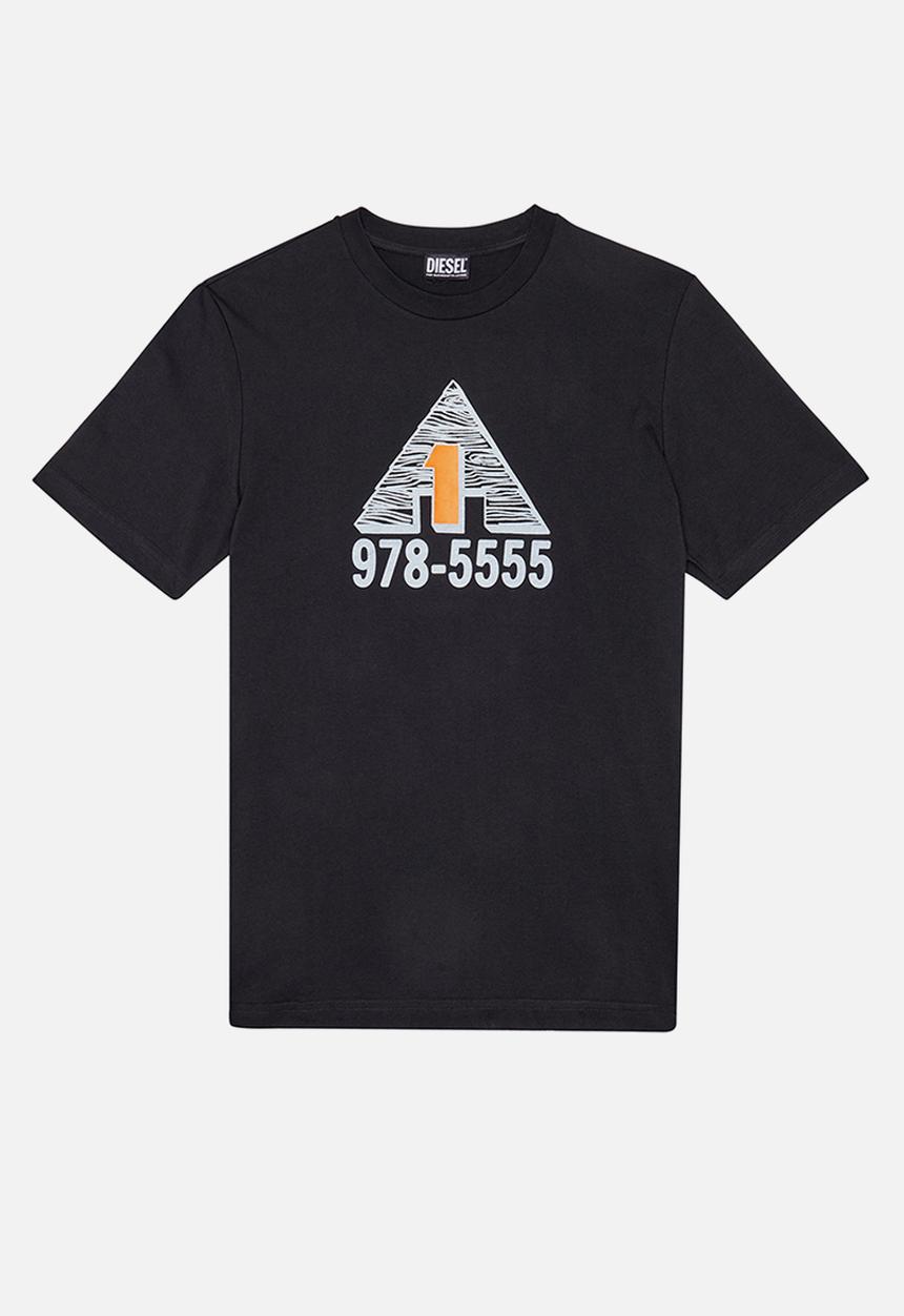 Diesel  - T-just-c8 short sleeve tee - black
