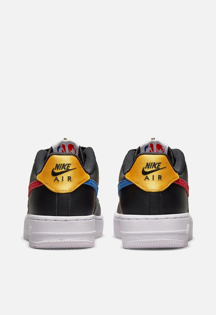 Nike - Nike air force 1 lv8 emb - black, gym red, washed teal & court purple