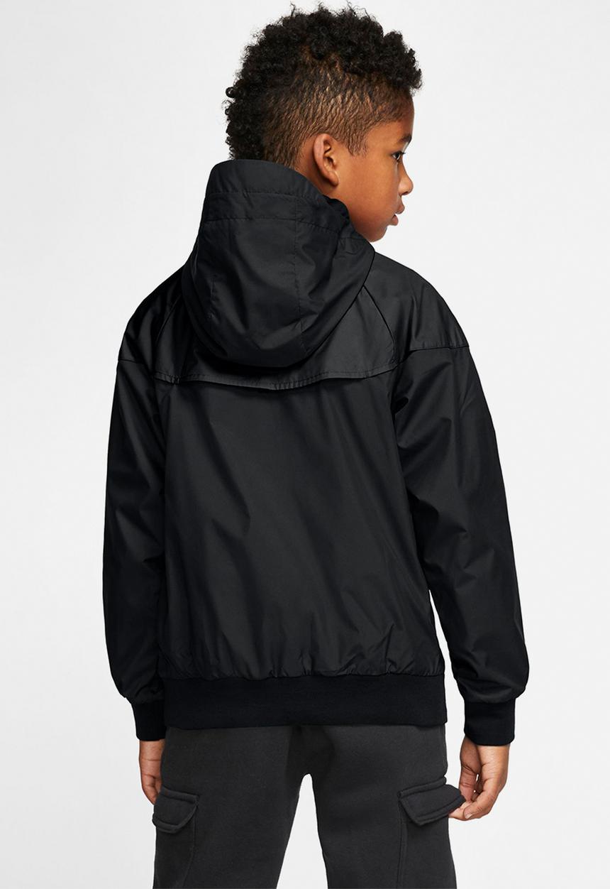 Nike - B nsw wr jkt hd- black & white