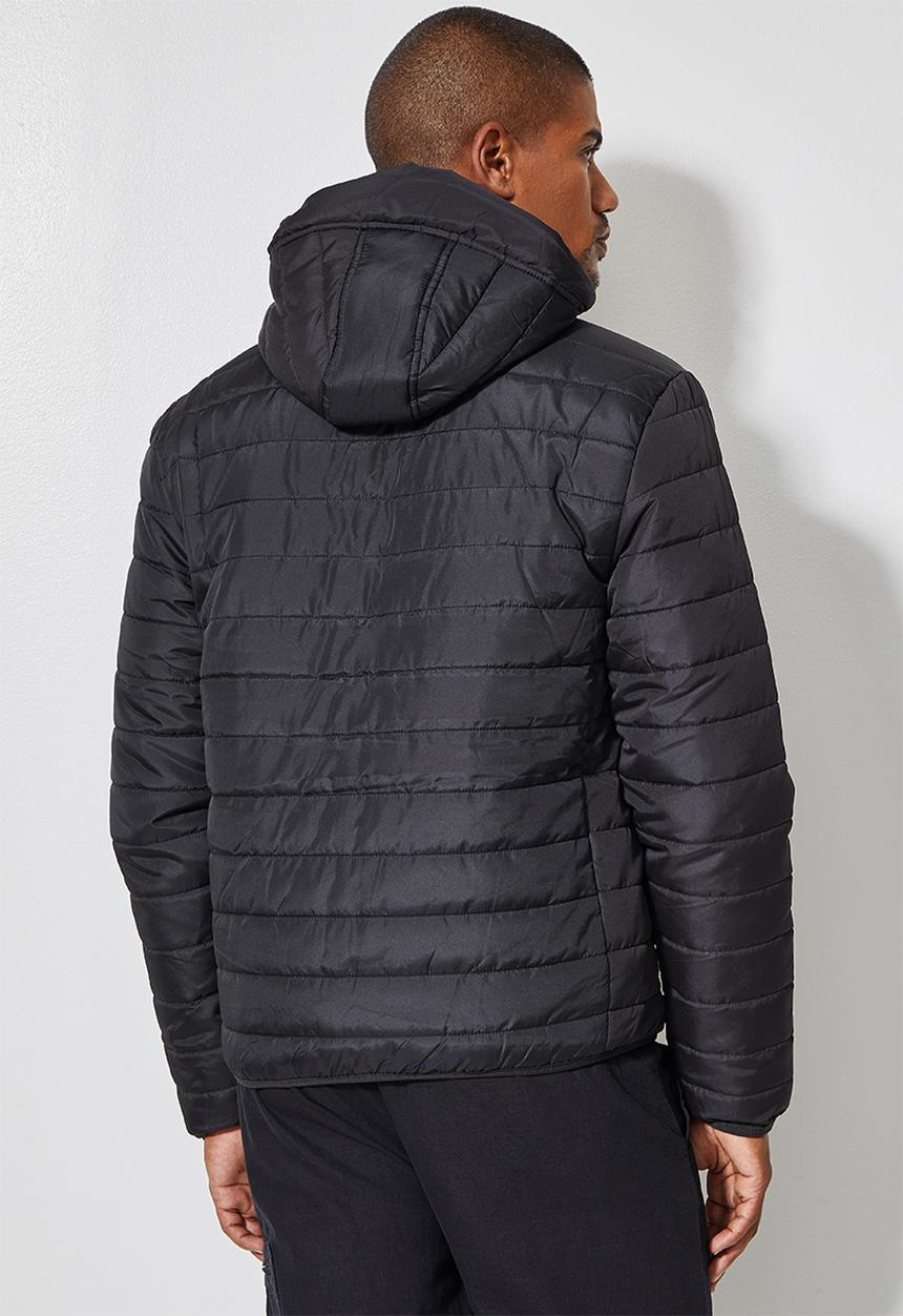 Superbalist - Hobbs hooded puffer jacket - black