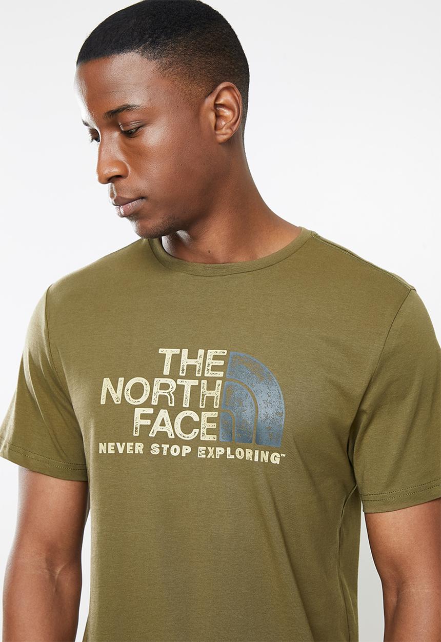 The North Face - M short sleeve rust 2 tee - olive