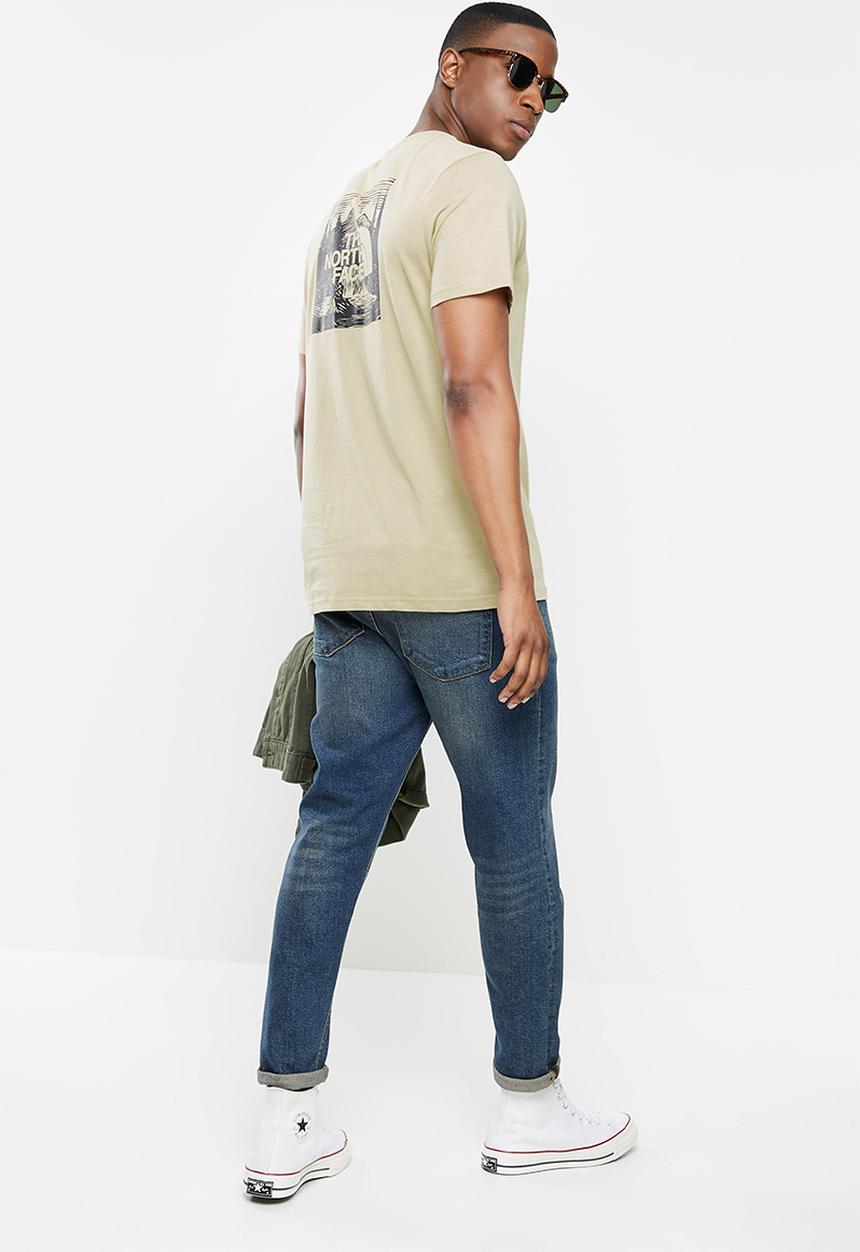 The North Face - M short sleeve redbox celebration tee - brown