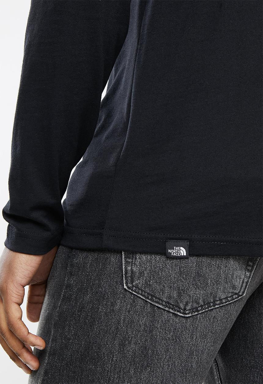 The North Face - M long sleeve fine tee - black
