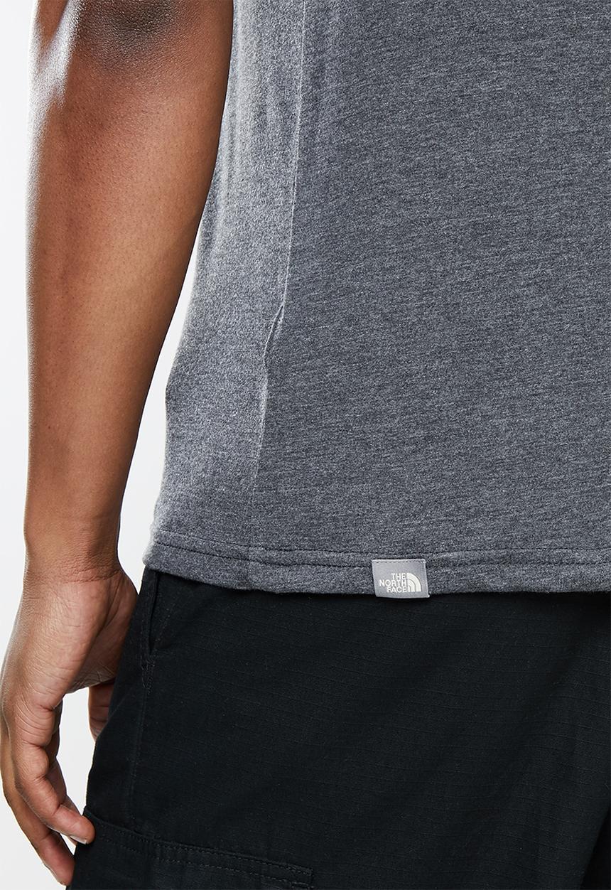 The North Face - M short sleeve easy tee - medium grey heather 
