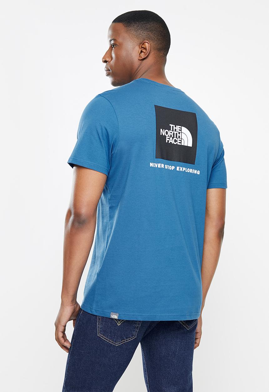 The North Face - M short sleeve redbox tee - blue