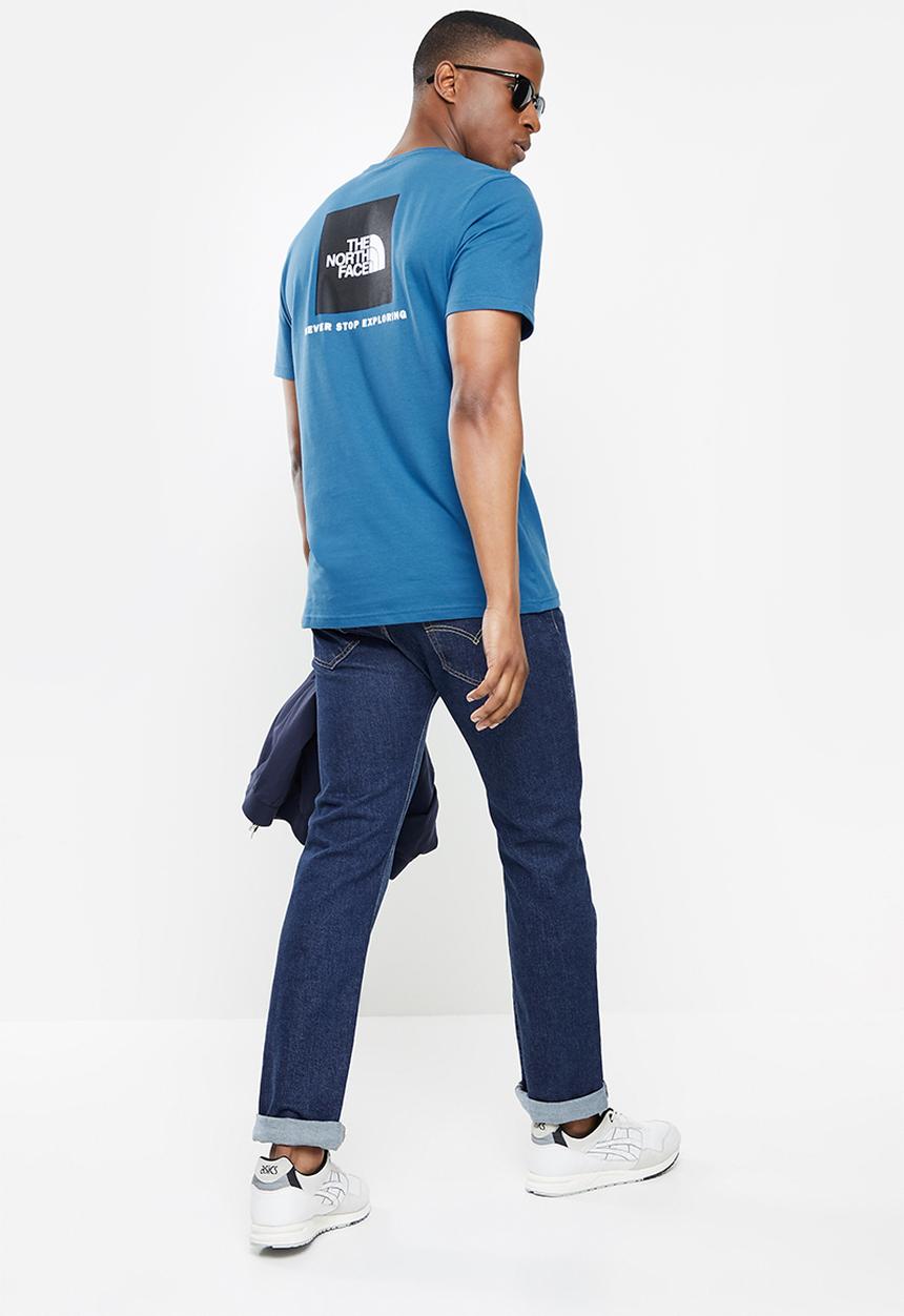 The North Face - M short sleeve redbox tee - blue