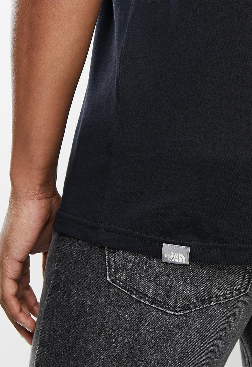 The North Face - M short sleeve mountain line tee - black