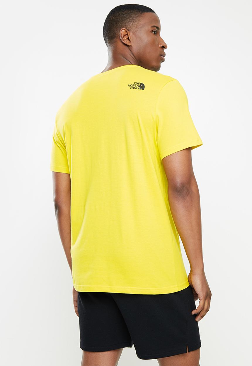 The North Face - M short sleeve fine tee - yellow