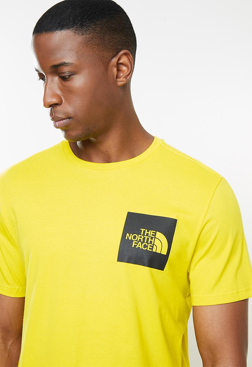 The North Face - M short sleeve fine tee - yellow