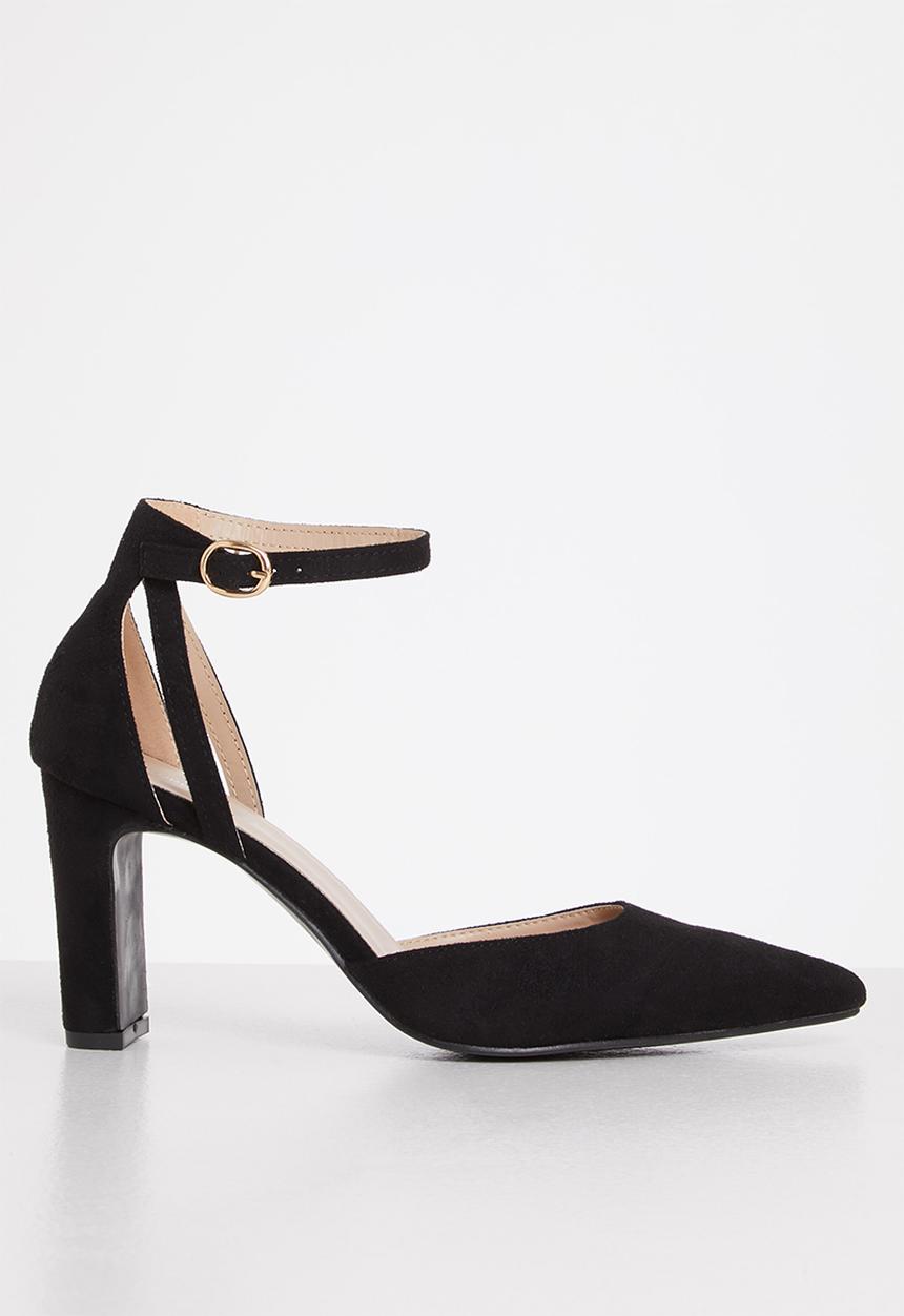 Superbalist - London closed block heel - black